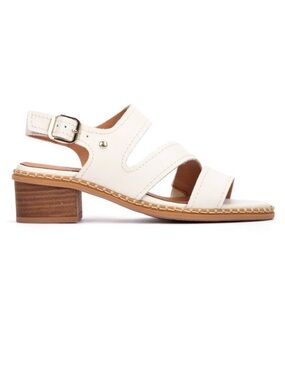 Pikolinos  Cream Low Heel Blanes Sandals